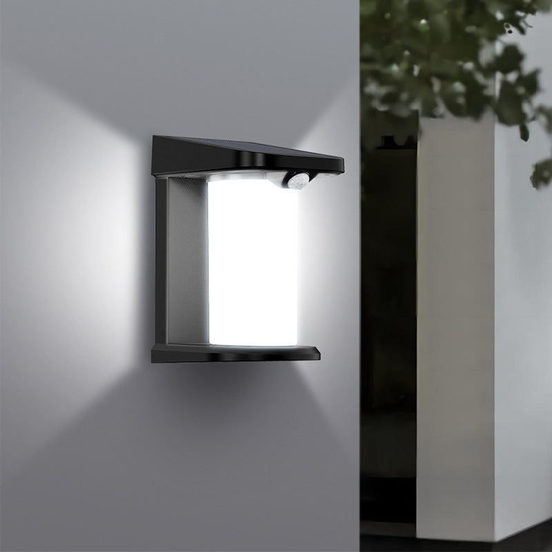 Human Body Induction Solar Wall Light Waterproof Outdoor Garden Light